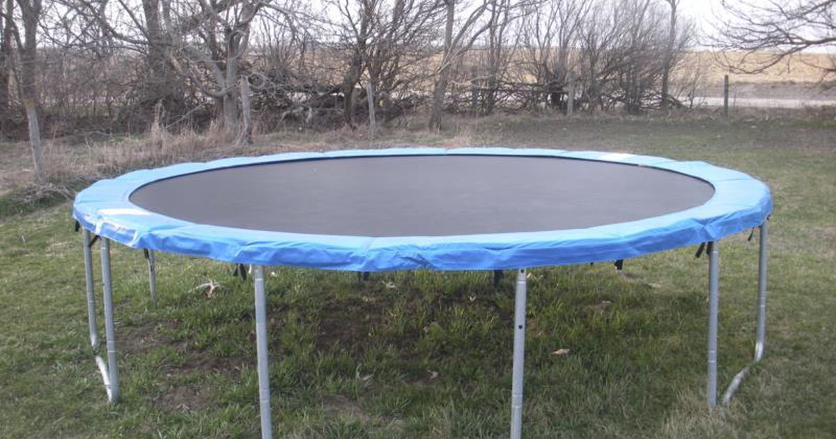 Træning på en trampolin mens gravid
