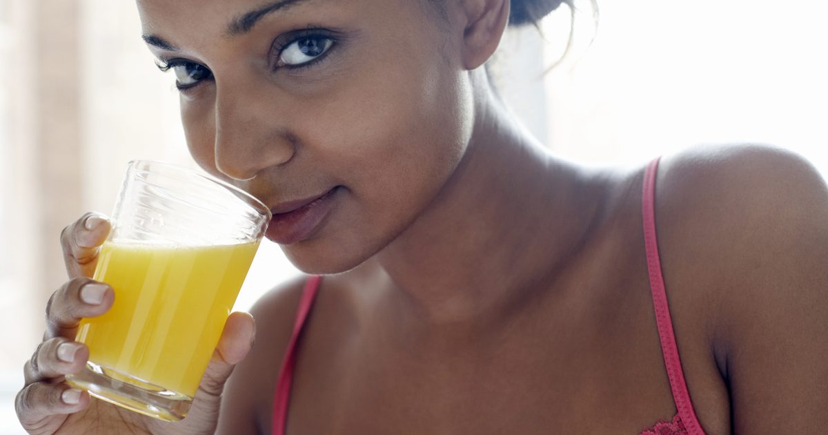 Er det usunt å drikke appelsinjuice mens gravid?