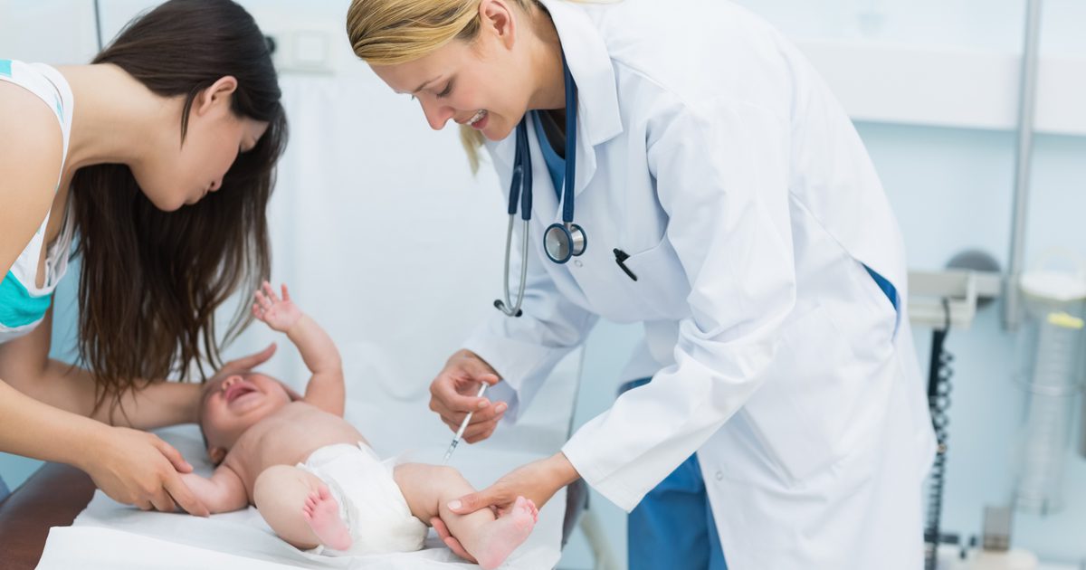 Förteckning över Infant Vaccine Shots per månad genom ålder en