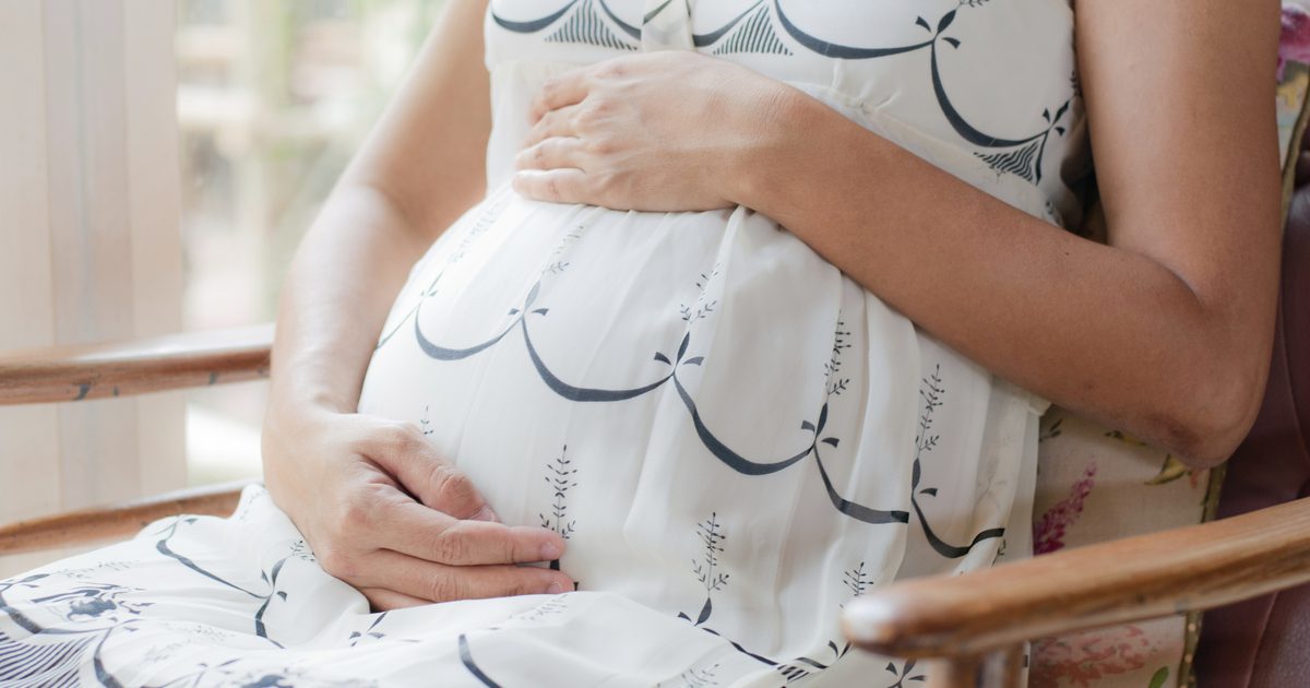 Sieben Monate schwanger mit zufälligen Kontraktionen