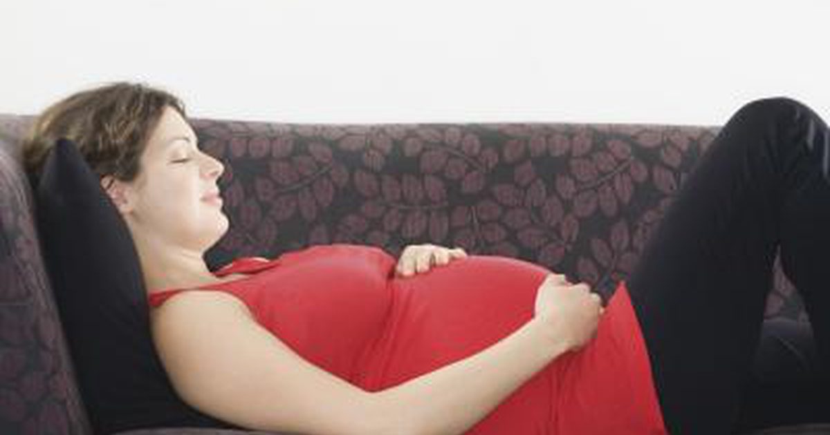 Træt efter at have spist under graviditet