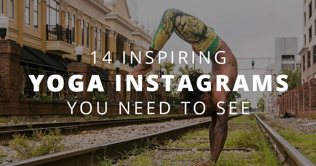 14 Navdihujoča joga Instagrami, ki jih morate videti