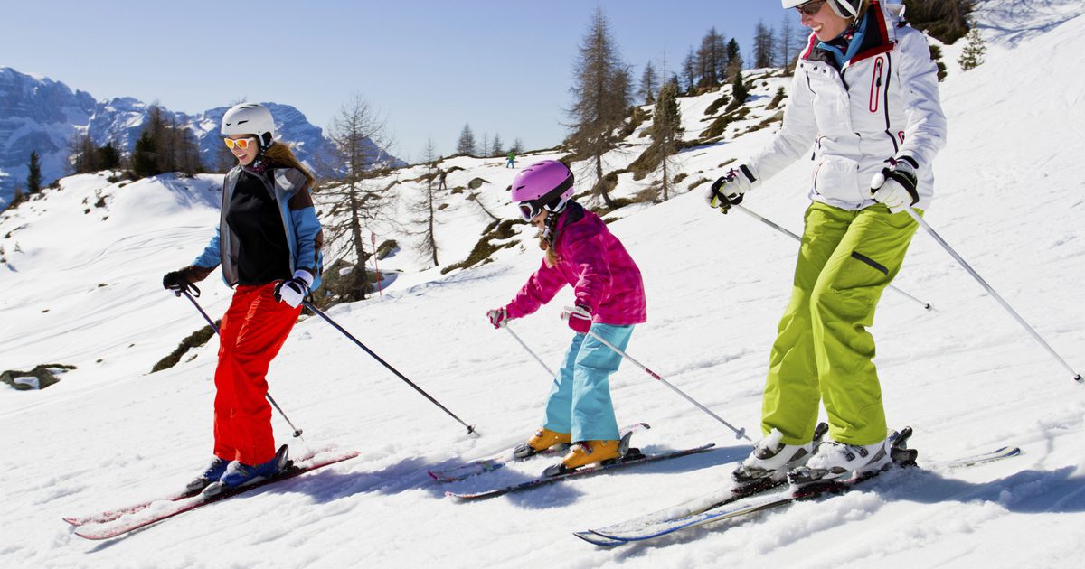 5 svalových skupin používaných v lyžování