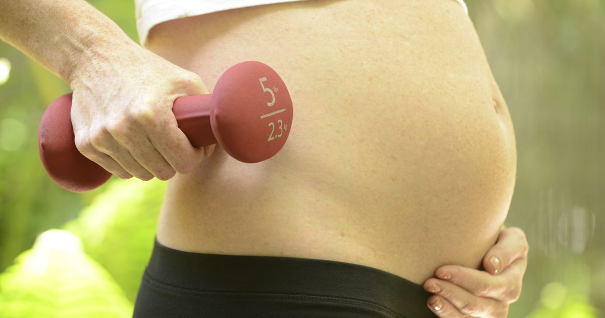 Abdominal øvelser ved 5 måneder gravid