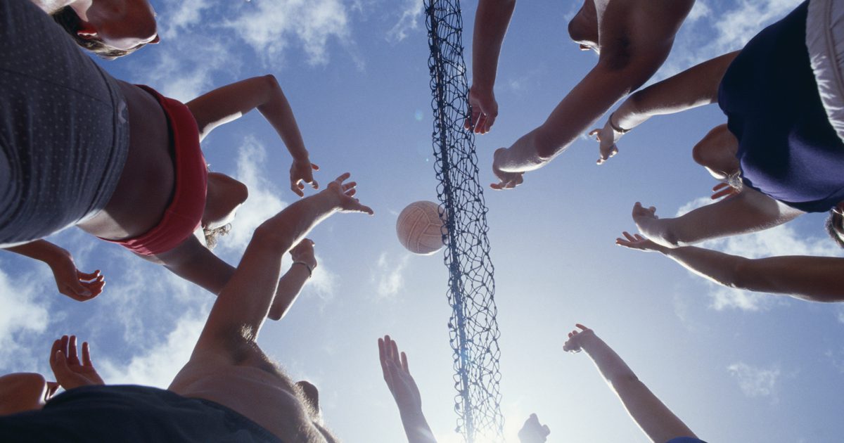 Kalorien verbrannten Volleyball spielen