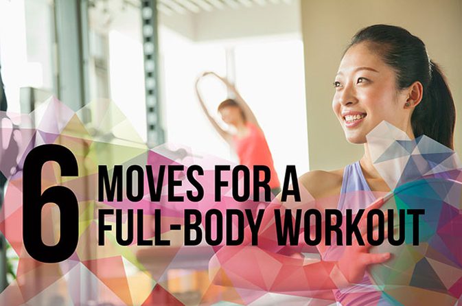 En Do-Anywhere, Total-Body Workout i 6 Moves