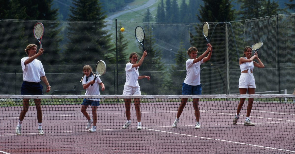 خمسة مكونات من اللياقة البدنية في التنس