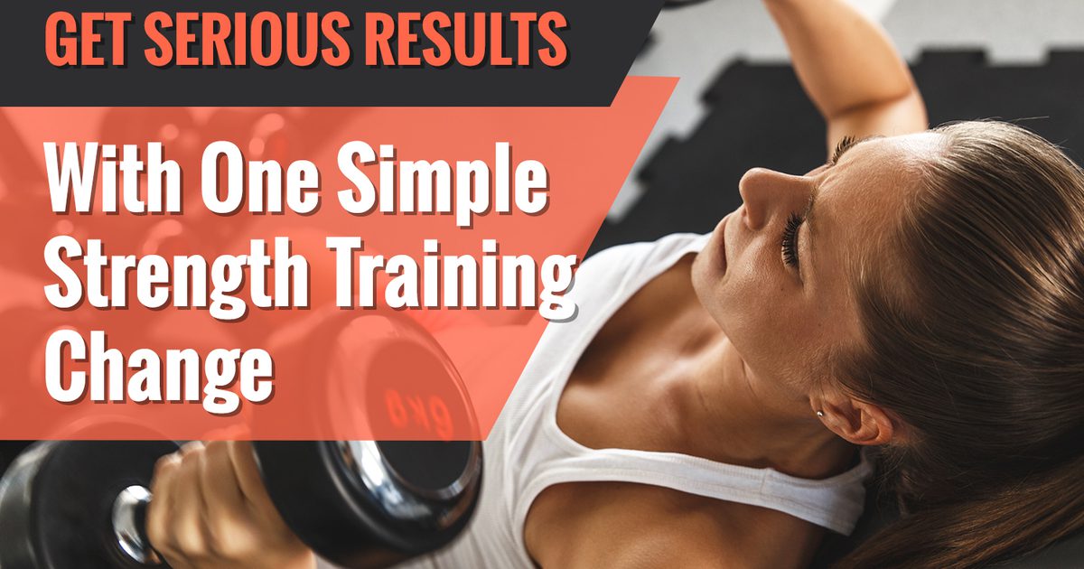 Få alvorlige resultater med en simpel styrketræningsændring