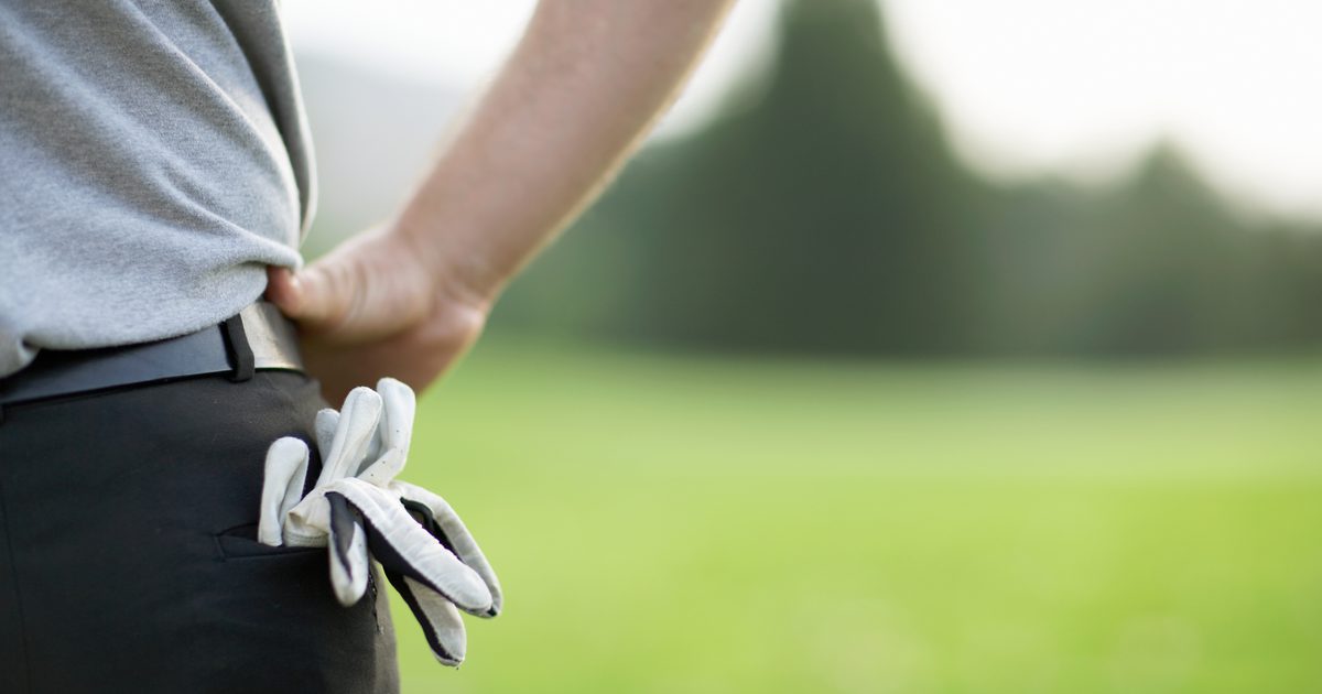 Rękawice golfowe do zapalenia stawów