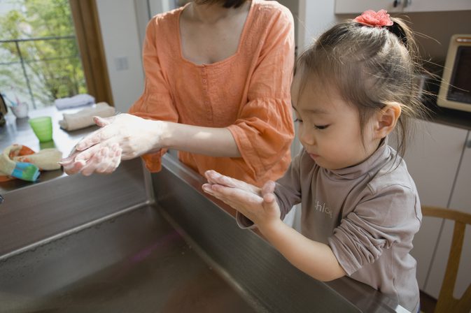 Handwasspellen voor kinderen