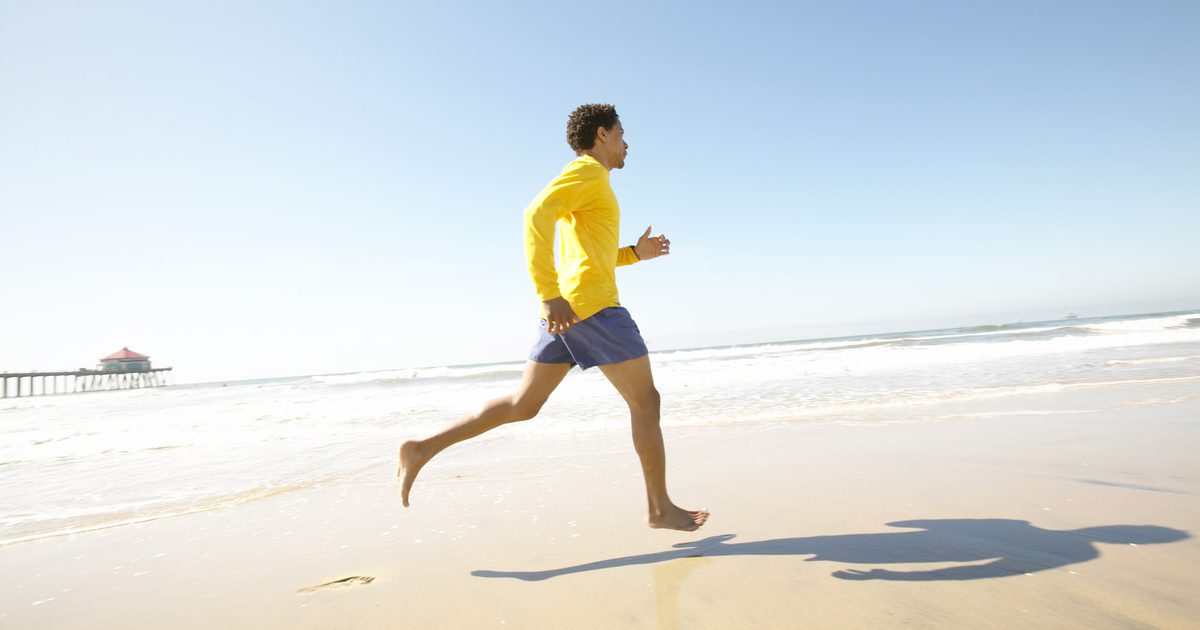 Hoe reageert Jogging op zijn plaats met joggen?