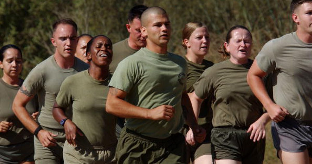 Wie viel Lauf werde ich bei Marine Basic Training machen?