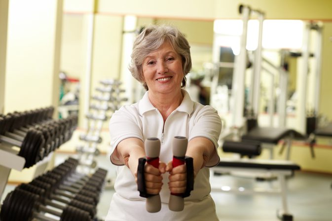 Spieren bouwen op 70-jarige leeftijd