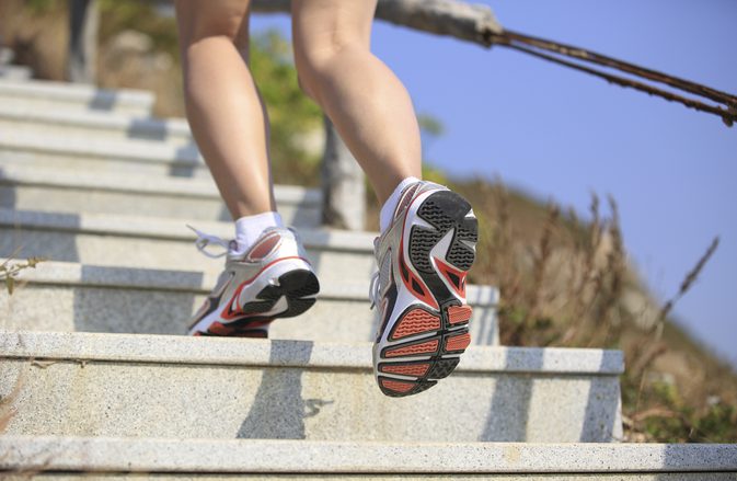 Hur man går upp och ner för trappor för att gå ner i vikt