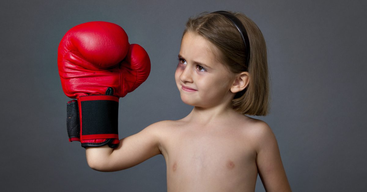 Kickboxing för unga tjejer