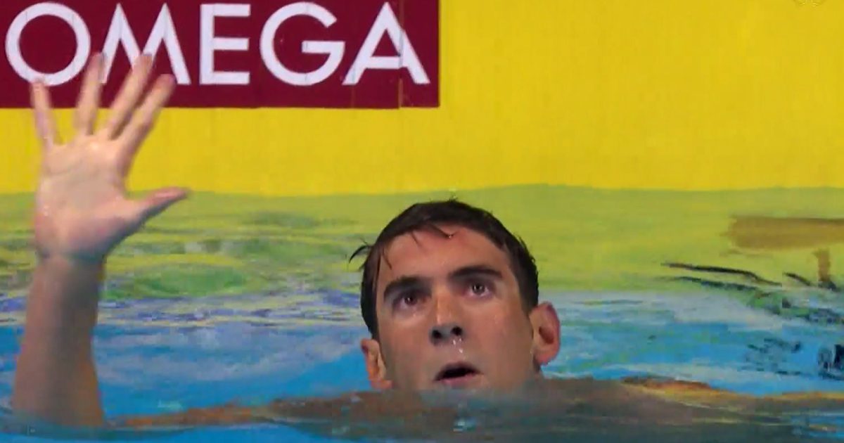 Michael Phelps fortsätter bara att bryta olympiska rekord