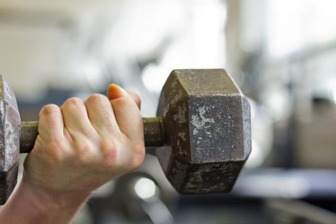One-Arm Dumbbell Bench Presses