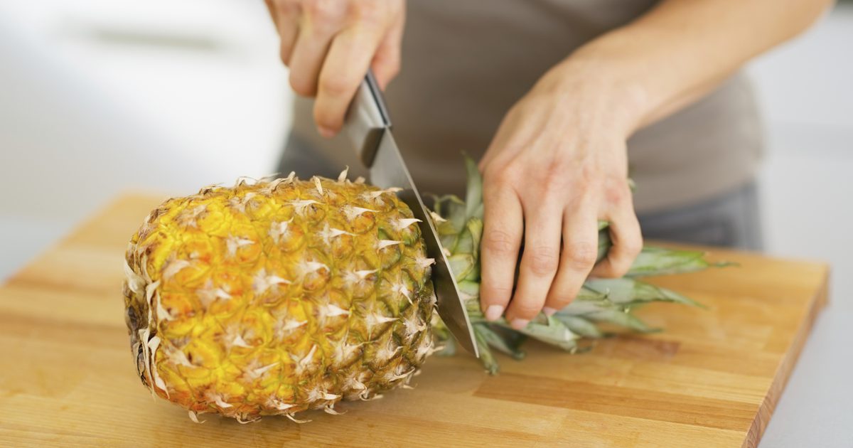 Ananas för att minska magefett