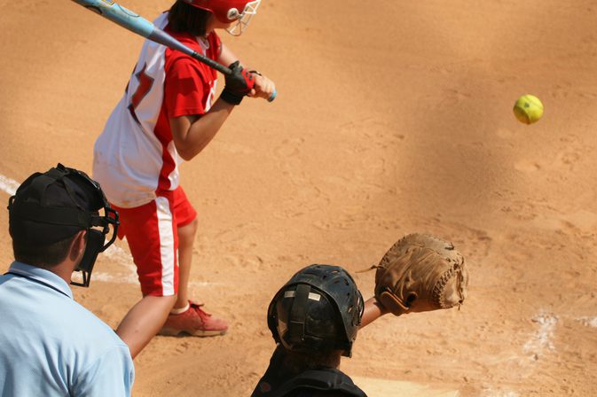 Regler for en faldet tredje strejke i softball