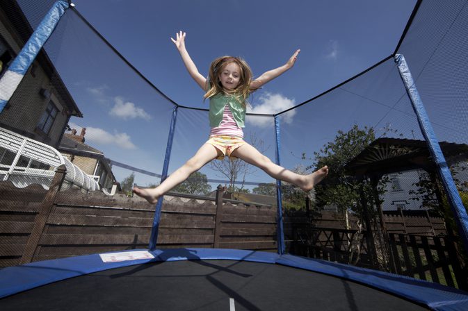 Sikkereste trampoliner for barn