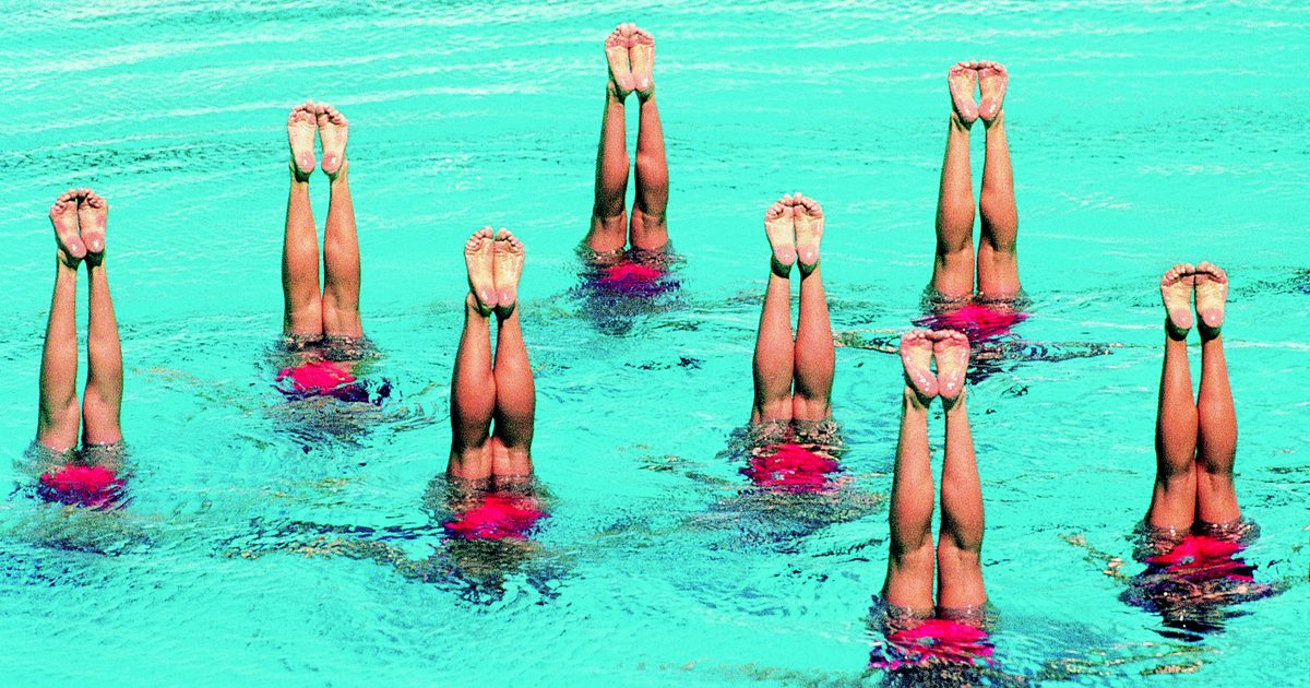 Zsynchronizowane treningi pływackie