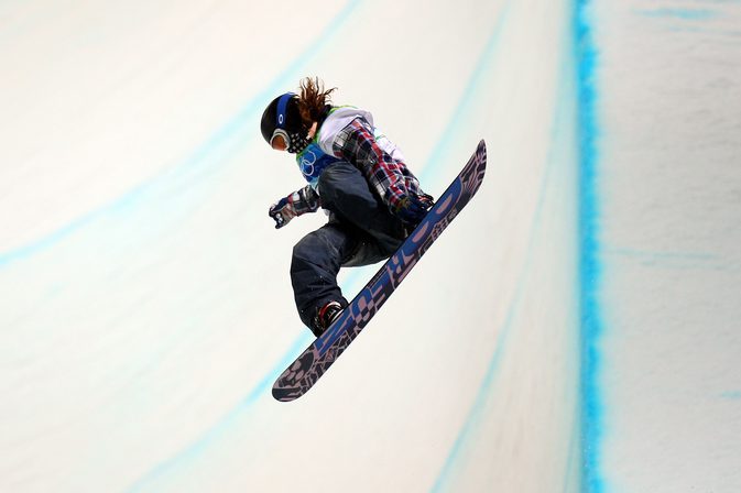 Snaží sa olympijské snowboarding