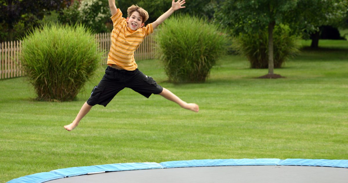 Które mięśnie działają na trampolinie?