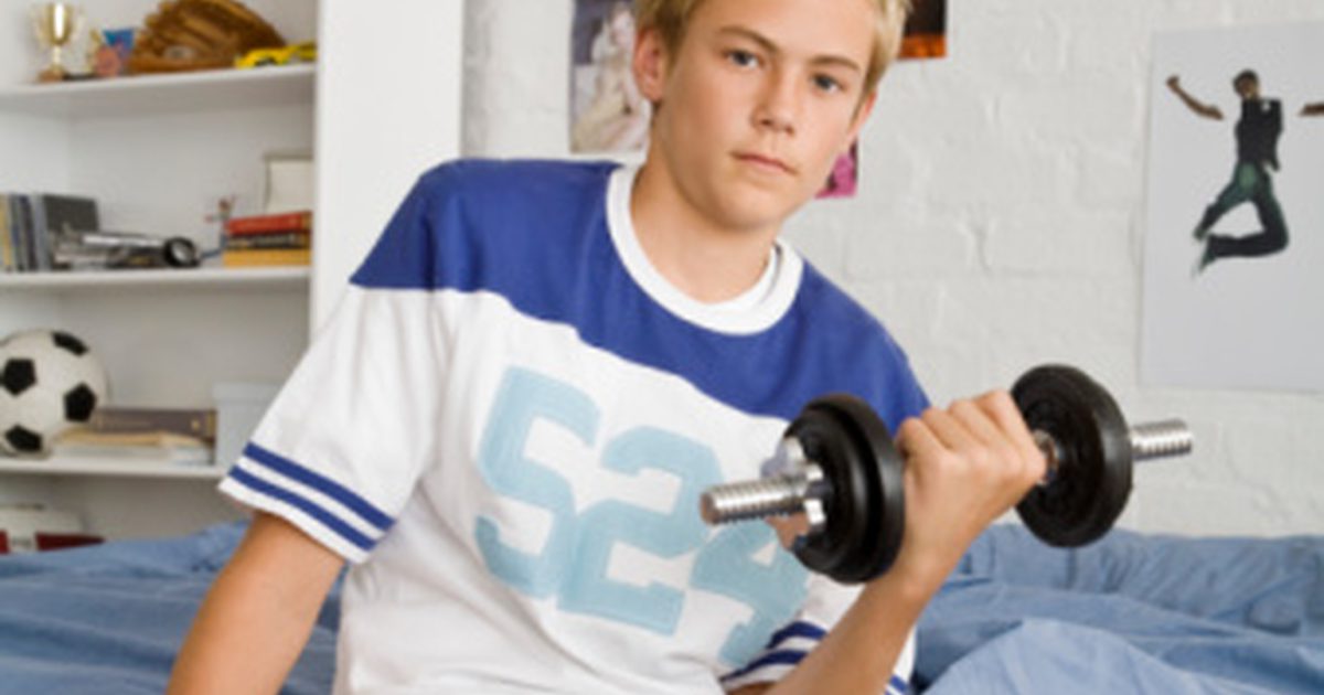 تجريب الروتينية لبناء العضلات في المراهقين