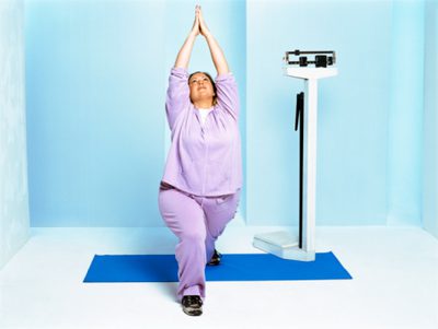 Jóga cvičení pro ženy s větší velikostí