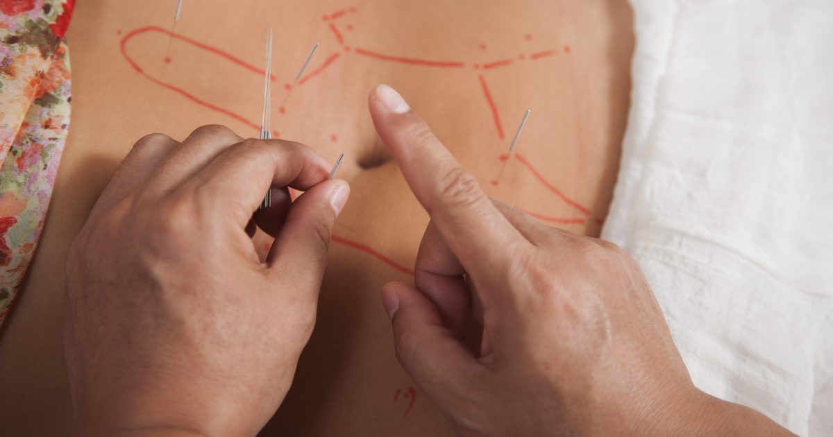 Punkty akupunkturowe na ciele do utraty wagi