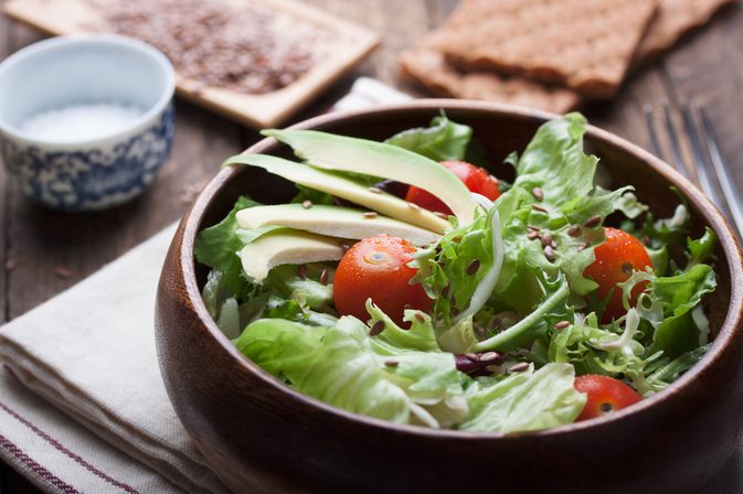 Avocado-Salat für Bauchfett