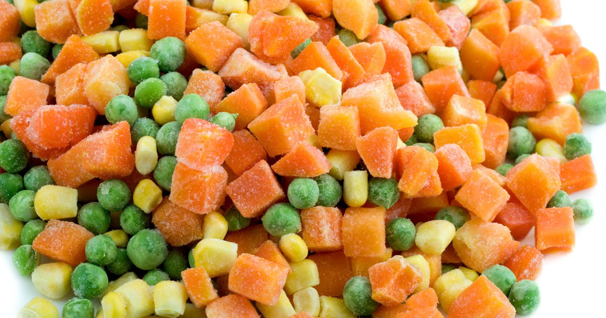 Ali lahko uporabite zamrznjeno zelenjavo v prehrambeni prehrani?
