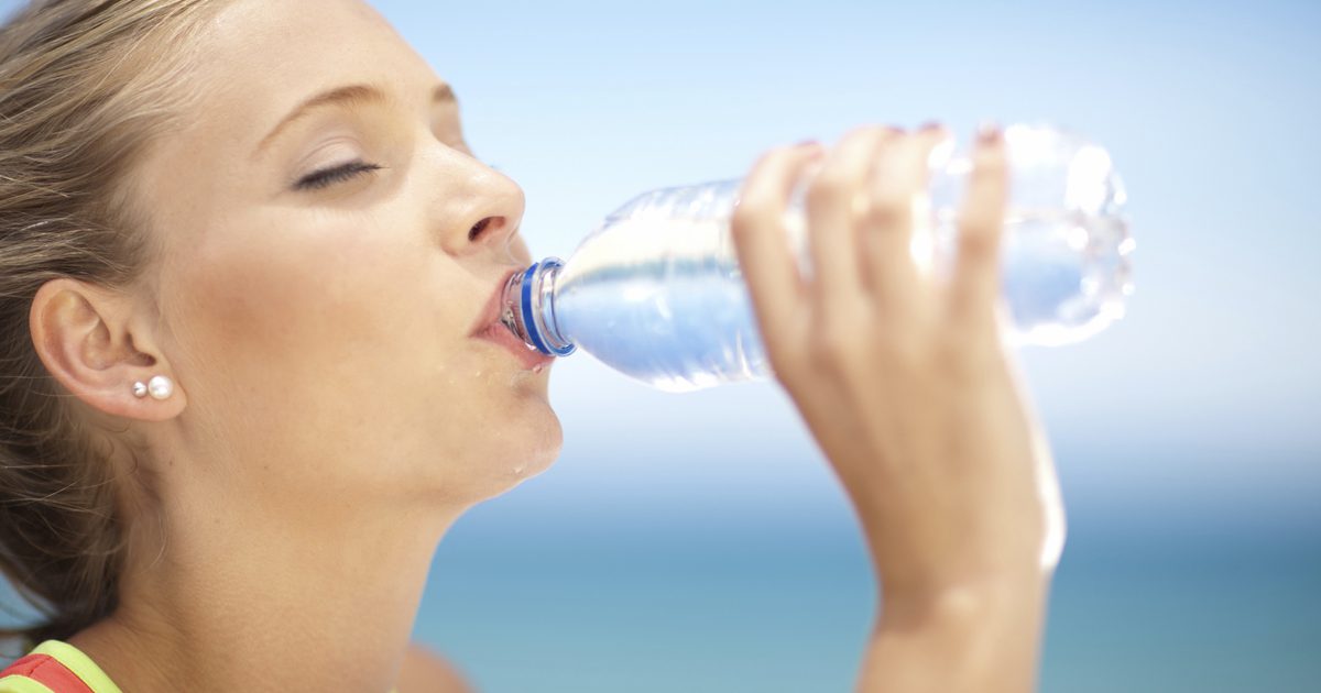 Vægt når man drikker vand og spiser fiber