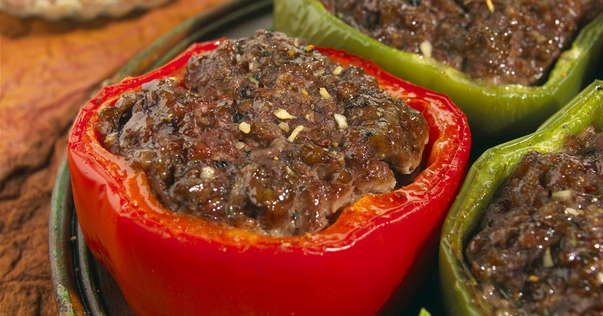 Low Carb Stuffed Bell Pepper