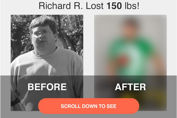 Richard R. verloor 130 pond! LIVESTRONG.COM Succesverhaal