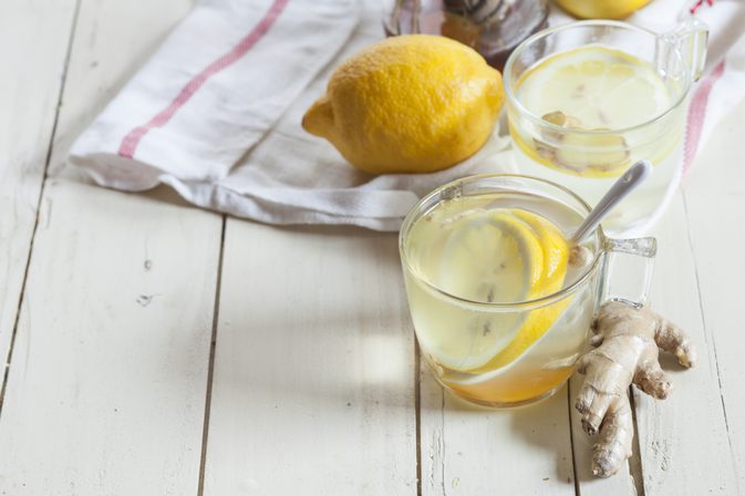 Вода лимонная диета имбиря
